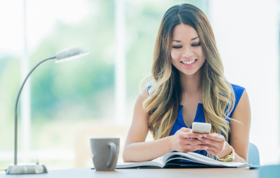 Experimente cortes de cabelo diferentes pelo celular