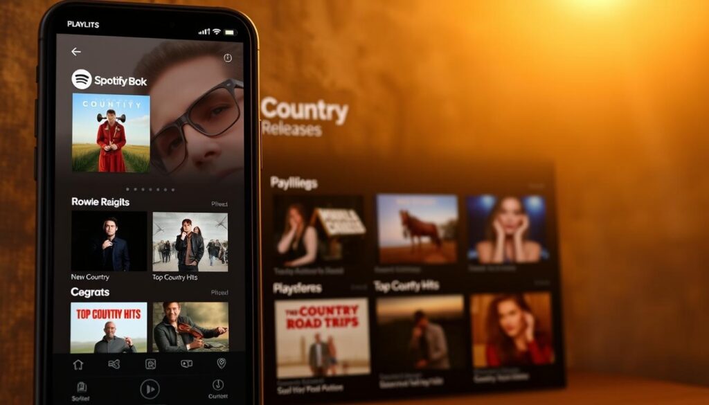 Spotify playlists de country