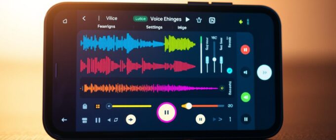 Experimente aplicativos de mudança de voz com efeitos reais