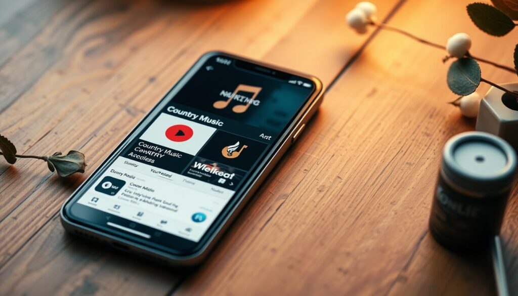 aplicativos de música country