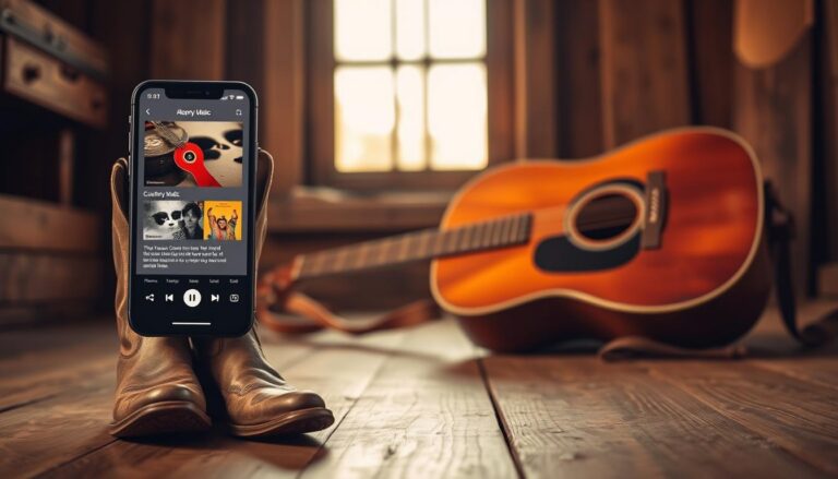 app de música country