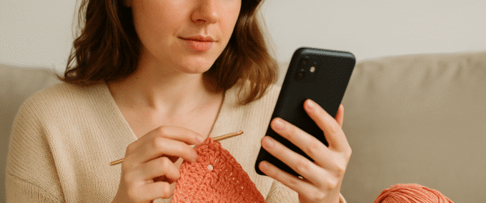 Aprender crochê pelo celular: o guia completo para dominar a técnica usando aplicativos
