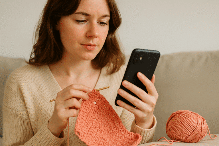 Aprender crochê pelo celular: o guia completo para dominar a técnica usando aplicativos