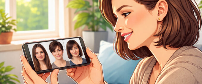 Aplicativos Gratuitos para Simular Cortes de Cabelo Antes de Mudar o Visual