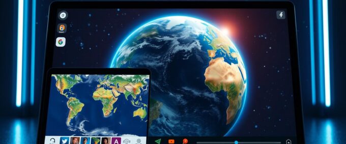 Veja cidades reais com imagens de satélite