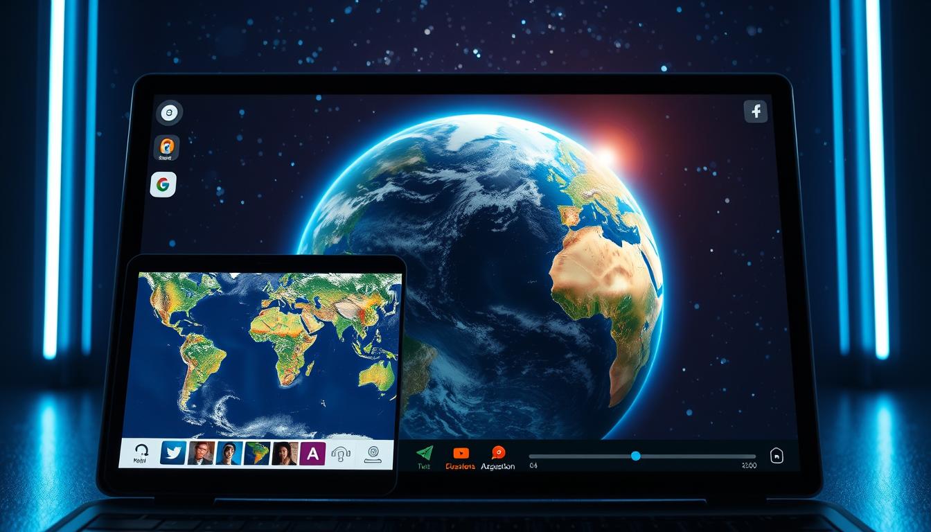 Veja cidades reais com imagens de satélite