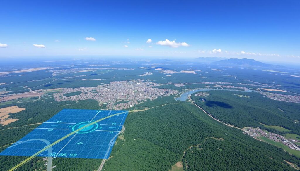 áreas por satélite áreas por satélite