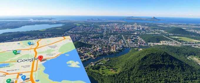 Com este app você visualiza áreas por satélite