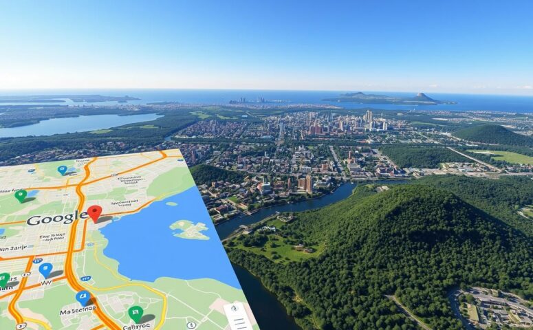Com este app você visualiza áreas por satélite