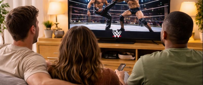 Assistir WWE com liberdade: lutas ao vivo no aplicativo