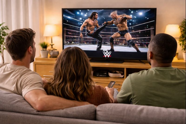 Assistir WWE com liberdade: lutas ao vivo no aplicativo