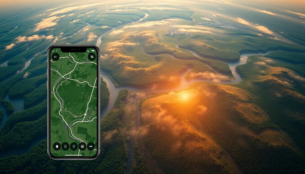 mapeamento por satélite mapeamento por satélite