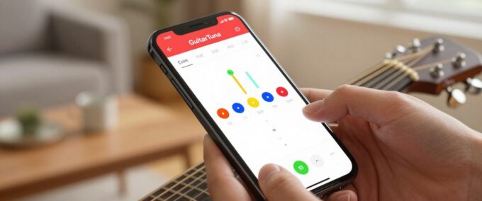 Aplicativos para afinar violão com precisão no celular