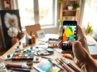 Guia completo para pintar com o celular usando apps gratuitos