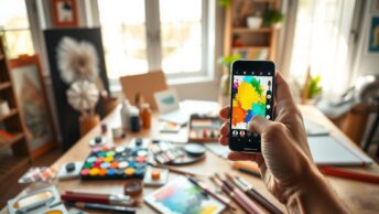 Guia completo para pintar com o celular usando apps gratuitos