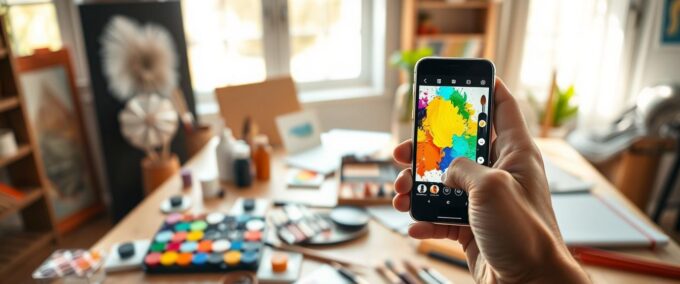 Guia completo para pintar com o celular usando apps gratuitos