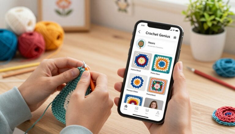 Conheça o app gratuito que ensina a fazer crochê
