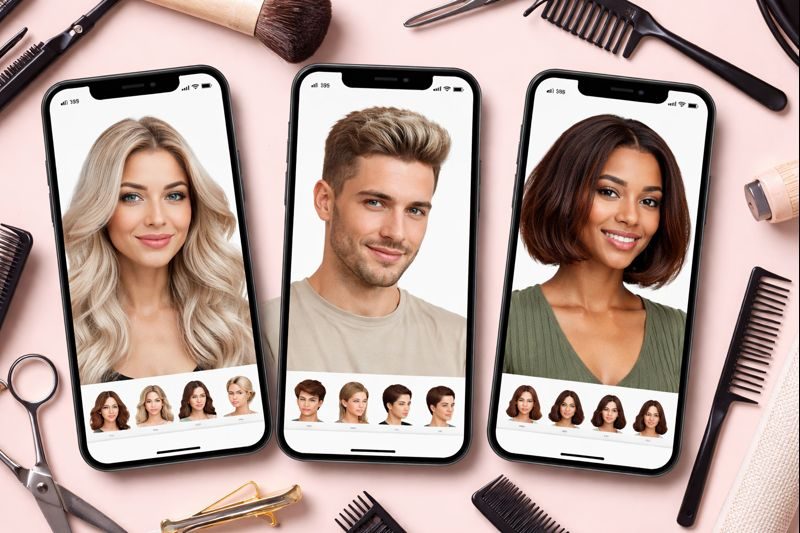 Aplicativos de corte de cabelo: veja como você ficaria antes de cortar