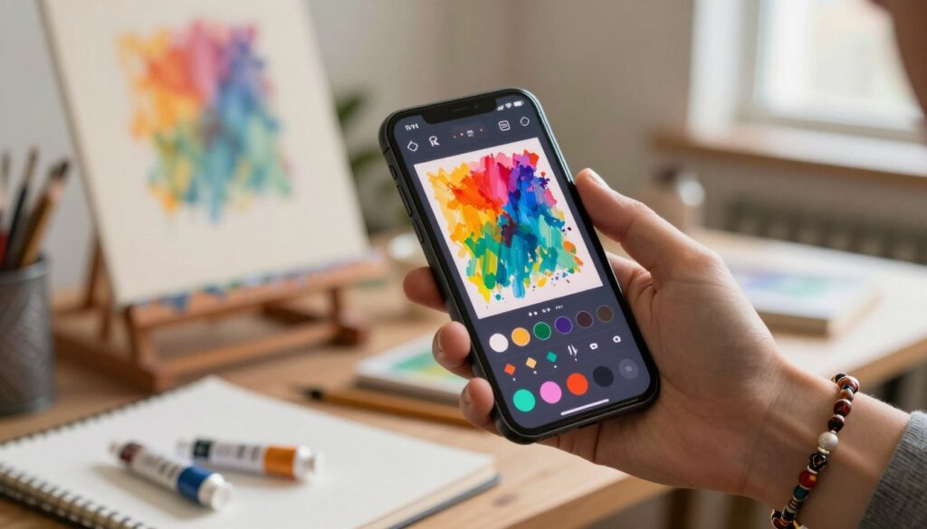 pintar com o celular