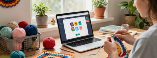 Melhor Aplicativo para Aprender Crochê no Android