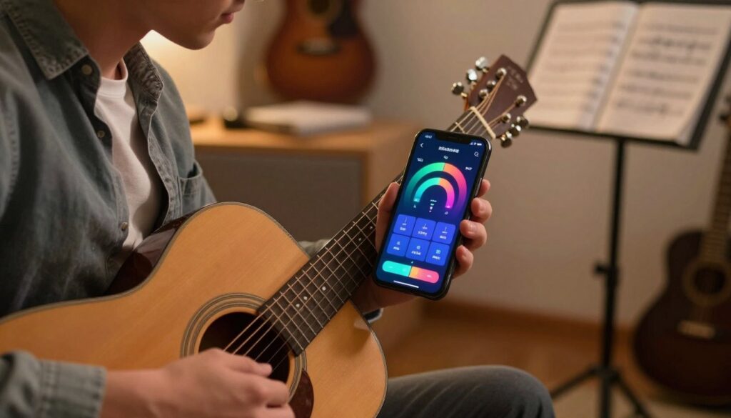 afinar violão com aplicativos