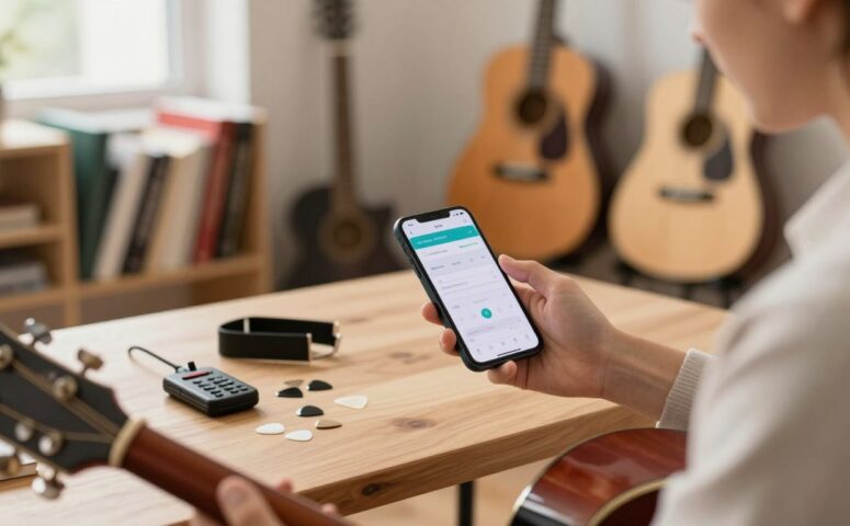 Como afinar violão usando aplicativos grátis