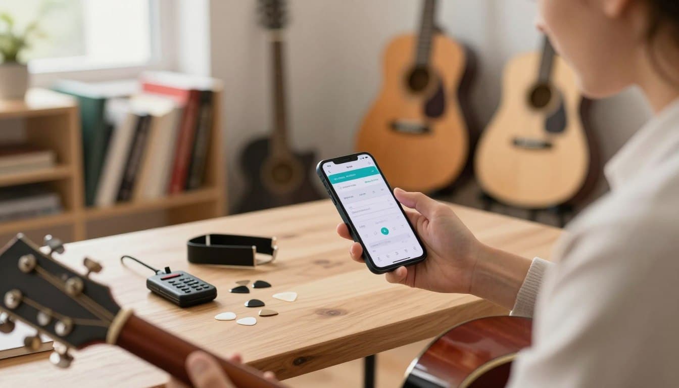 Como afinar violão usando aplicativos grátis