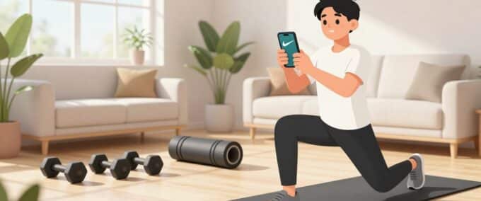 Como fazer exercícios em casa usando aplicativos gratuitos