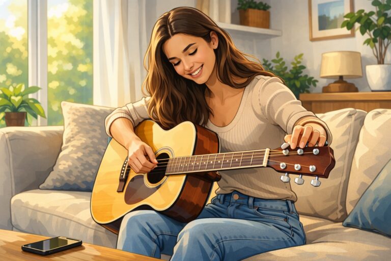 Aprenda hoje como afinar o violão usando apenas o celular