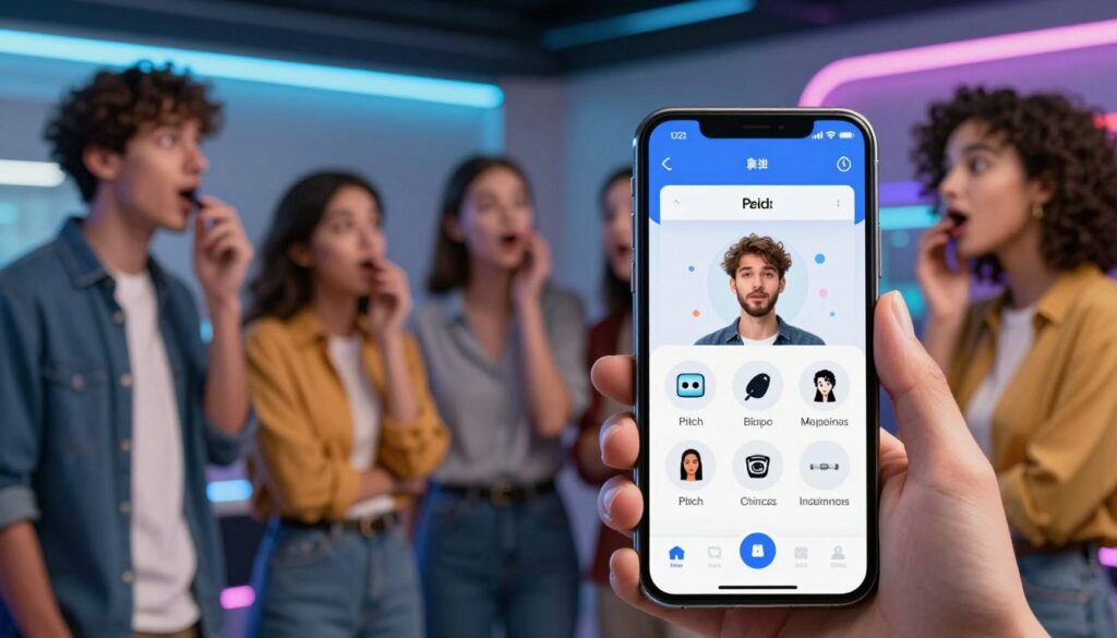 funcionalidades dos aplicativos de mudança de voz
