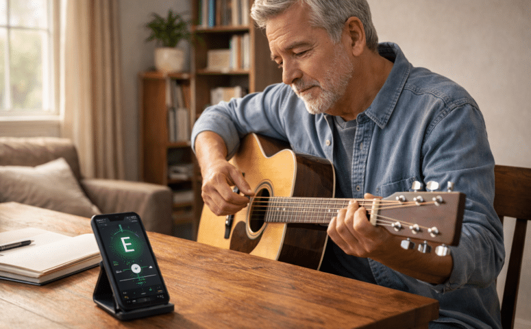 Veja como afinar violão usando apenas o celular