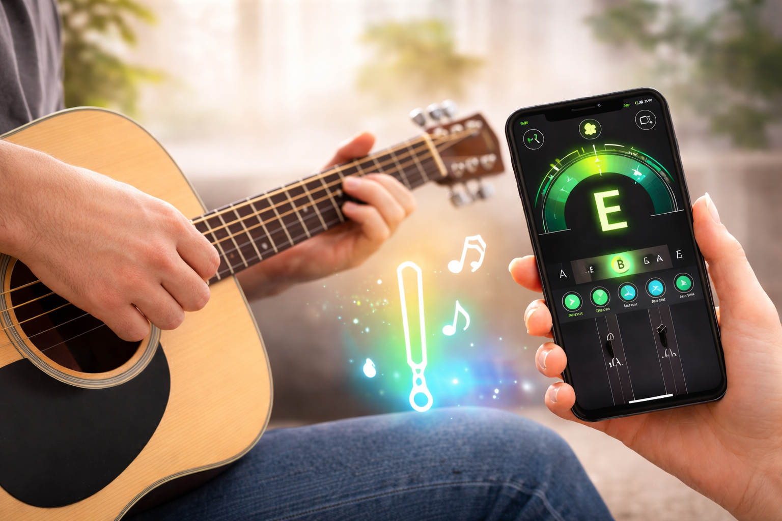 Como Afinar Violão com Aplicativo no Celular