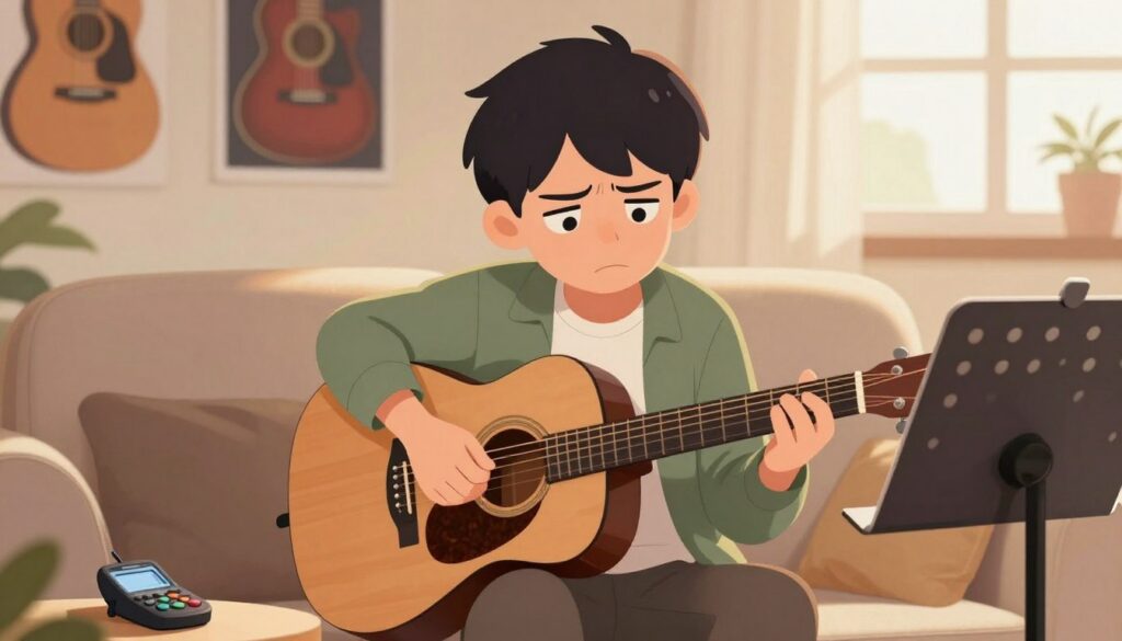 problemas ao afinar o violão