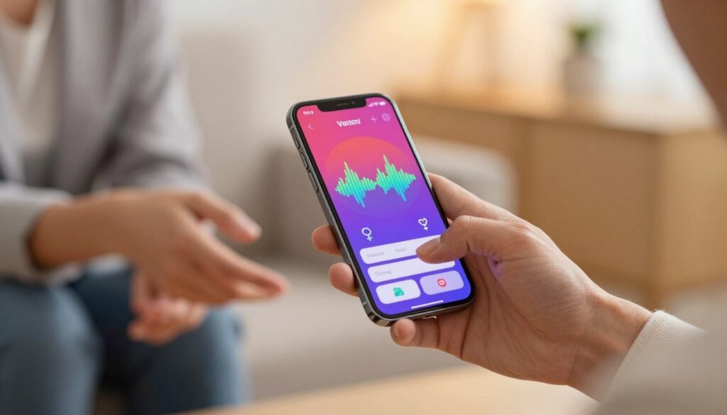 voz masculina e feminina no celular
