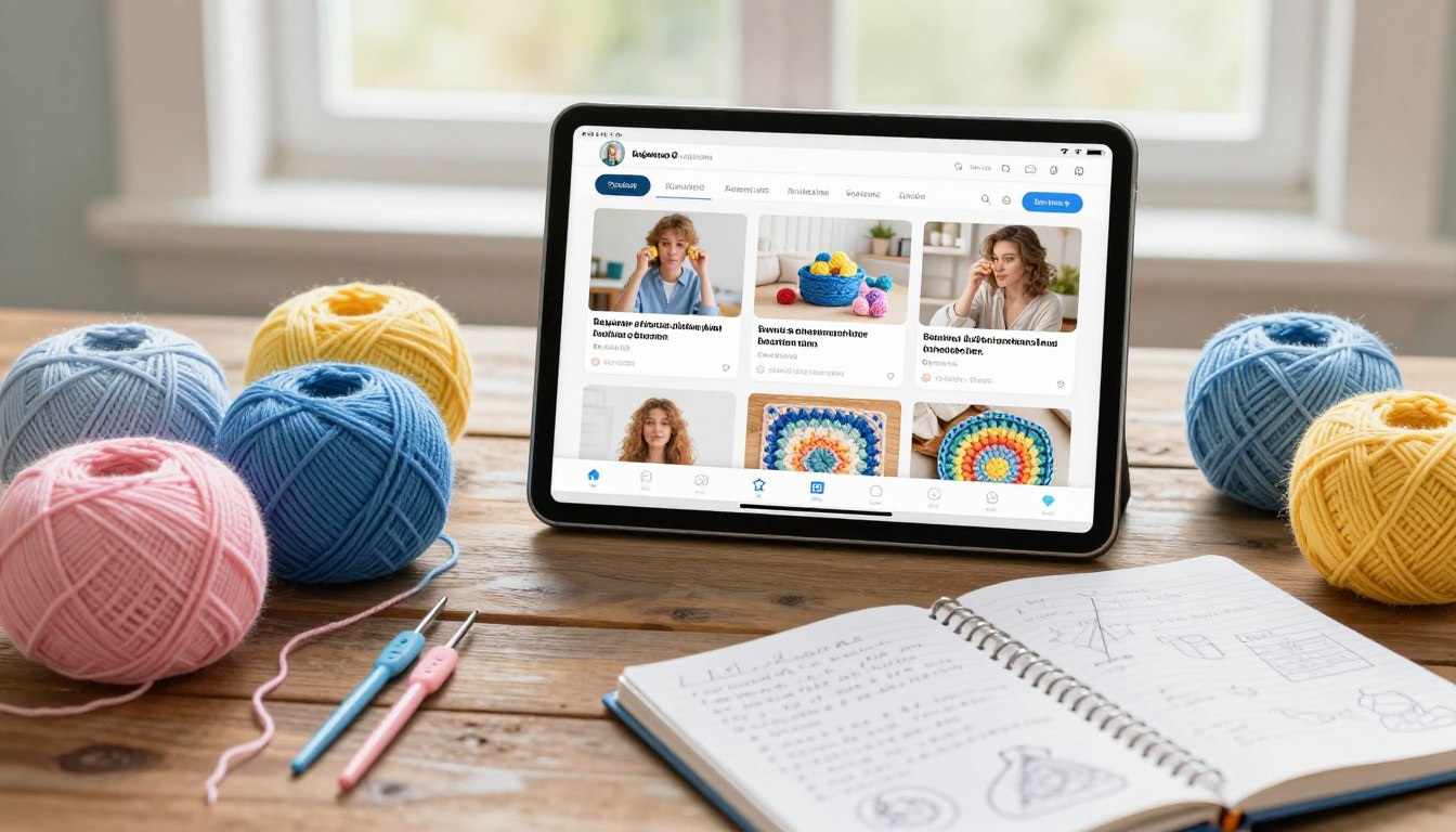 Apps de Crochê para Iniciantes e Avançados