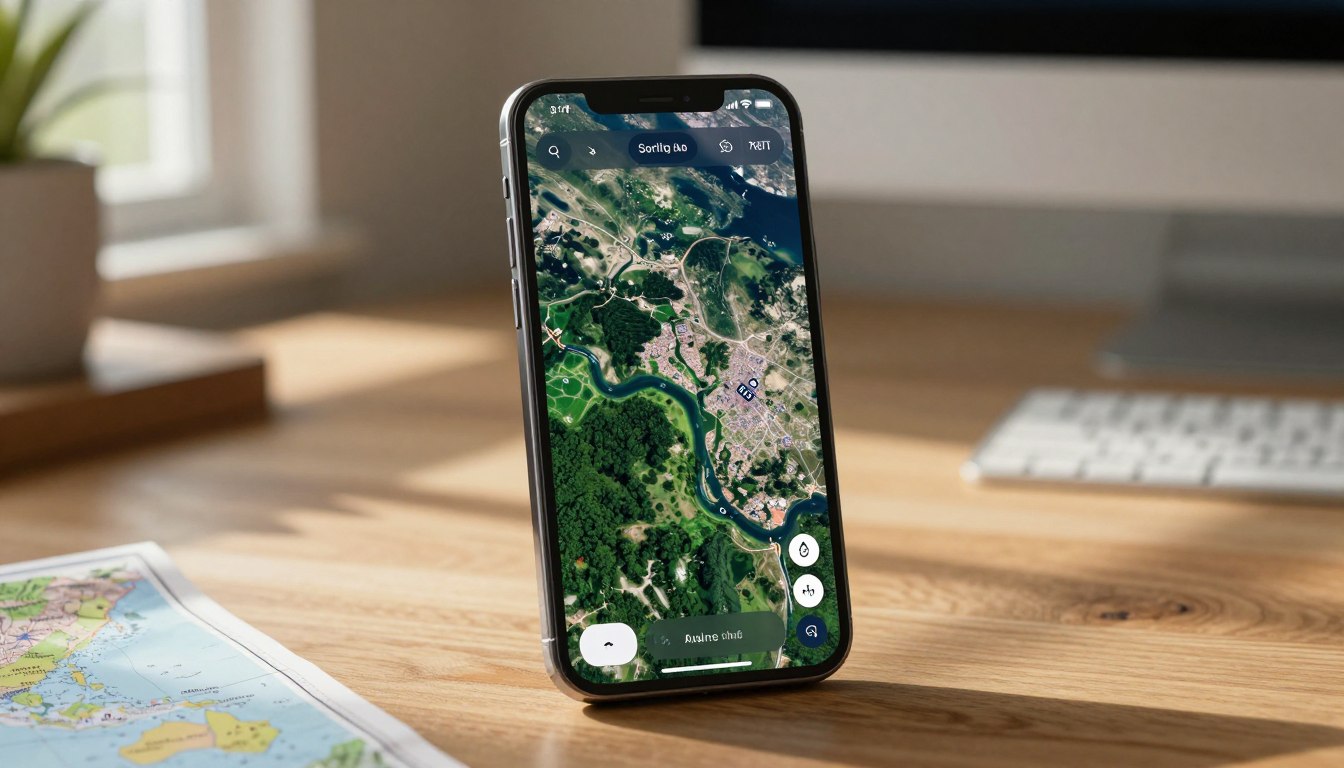 Explore o Mundo com Imagens de Satélite no Celular