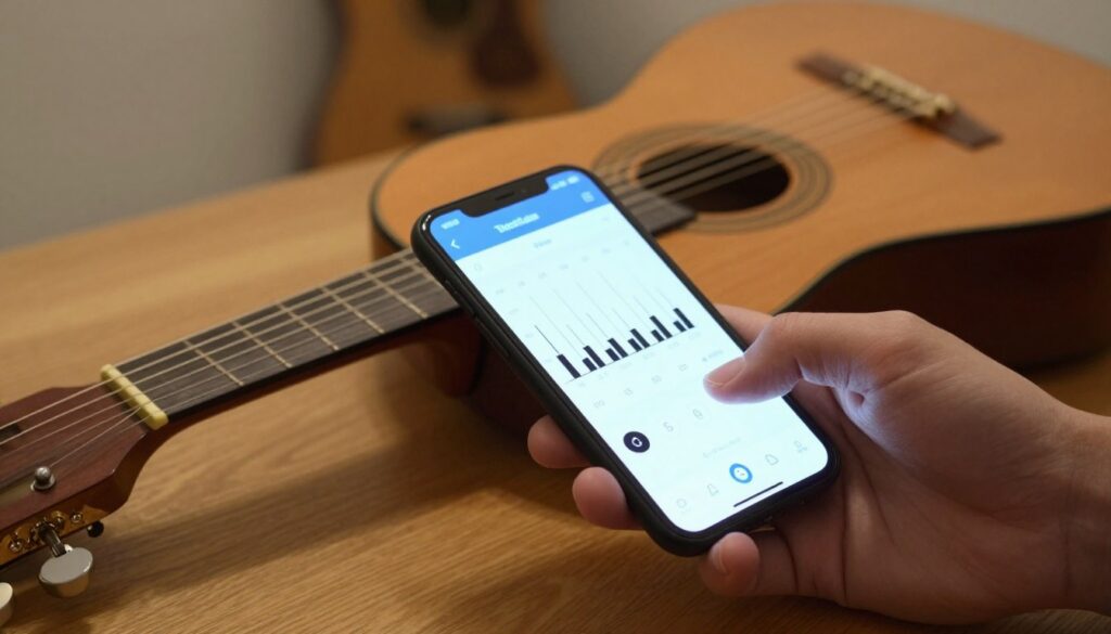 Usar Afinador de Violão no Celular