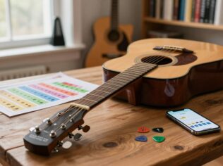 Aplicativos Grátis que Afinam Seu Violão em Segundos