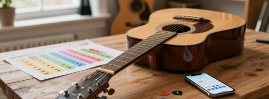 Aplicativos Grátis que Afinam Seu Violão em Segundos