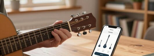 Aplicativos gratuitos para afinar o violão no iPhone
