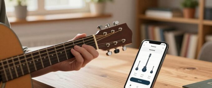 Aplicativos gratuitos para afinar o violão no iPhone