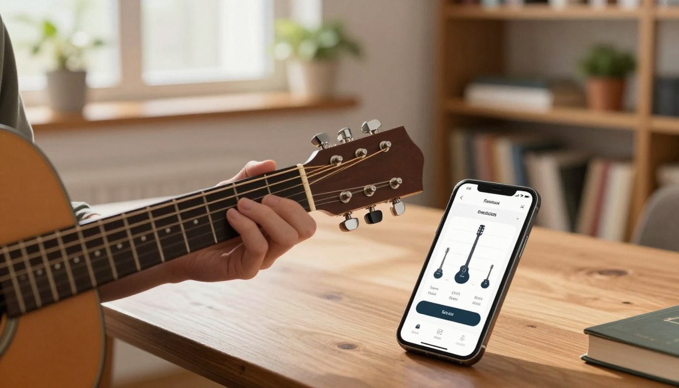 Aplicativos gratuitos para afinar o violão no iPhone