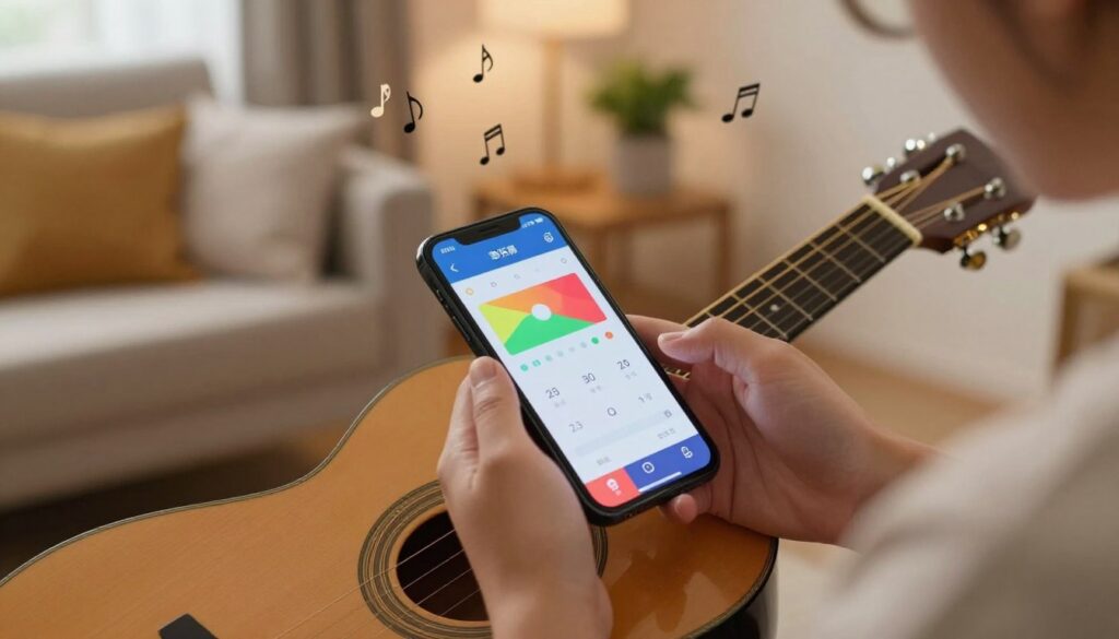 afinar violão pelo celular