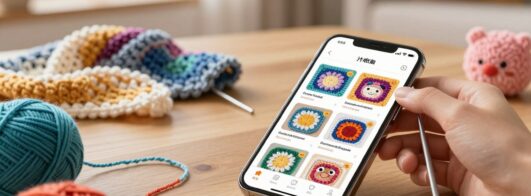 Aprender crochê pelo celular com aplicativos gratuitos confiáveis