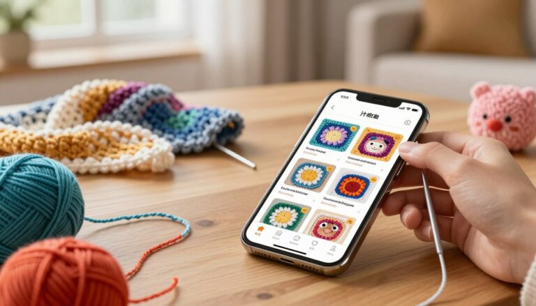 Aprender crochê pelo celular com aplicativos gratuitos confiáveis