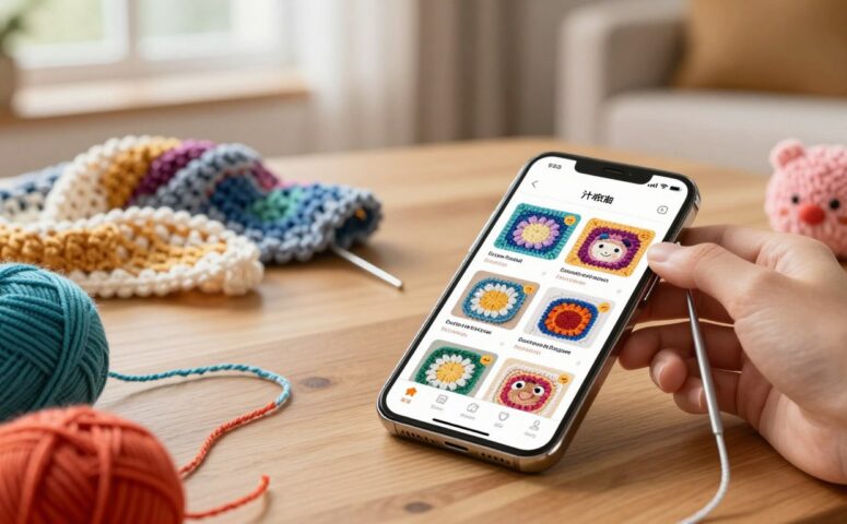 Aprender crochê pelo celular com aplicativos gratuitos confiáveis