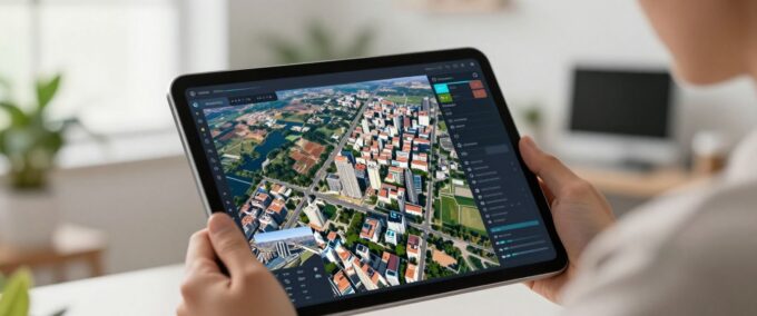 Explore cidades e paisagens com imagens de satélite grátis