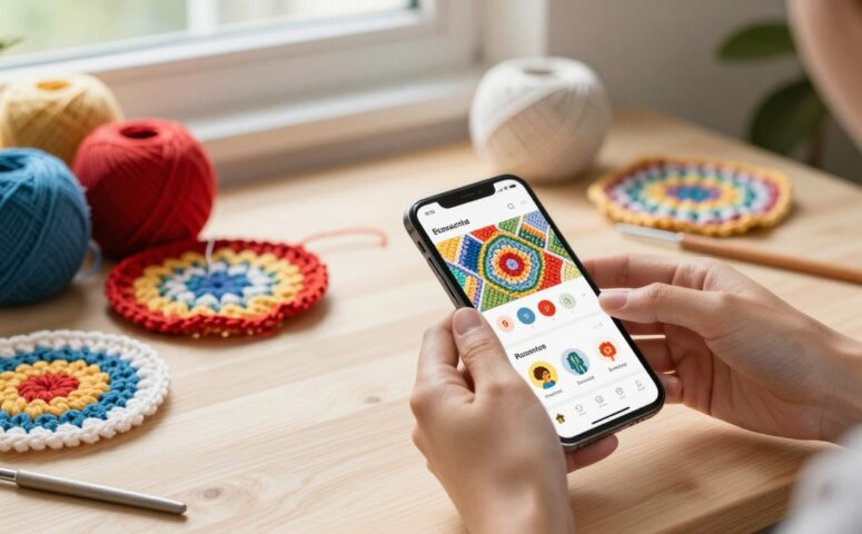 Aplicativos gratuitos para aprender crochê de forma fácil no celular