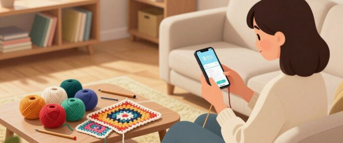 Aprender crochê ficou fácil com aplicativos gratuitos passo a passo