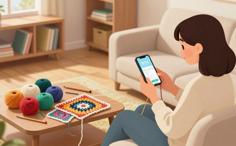 Aprender crochê ficou fácil com aplicativos gratuitos passo a passo